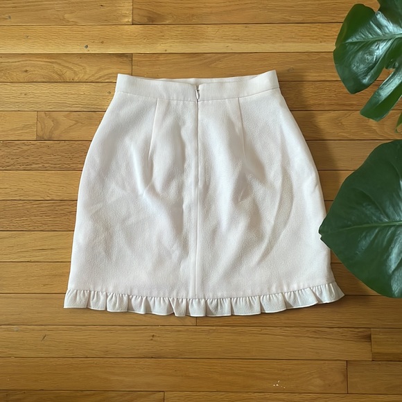 Club Monaco baby pink frill skirt - Picture 2 of 5